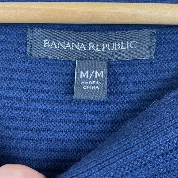 BANANA Republic • Long Sleeve Boat Neck Striped Sweater Dress - Picture 8 of 12